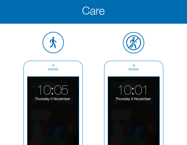 动作或未有动作的感应通知