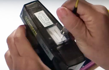 光纖連接器端面清潔