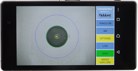 光纖連接器端面檢視