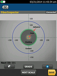 詳細檢查所有光纖連接器上的元件
