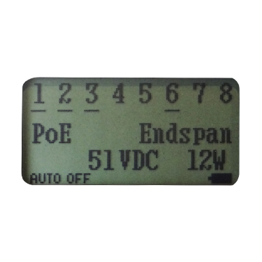 PoE供電類型 PoE-tester