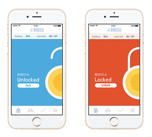 Bisecu智慧自行車鎖