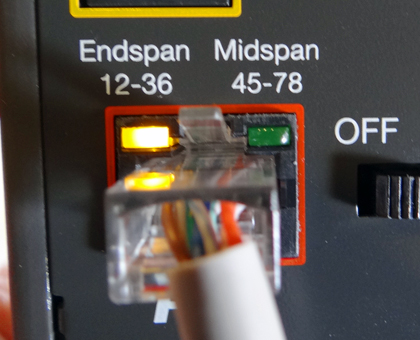 网线通断测试仪PoE侦测Endspan