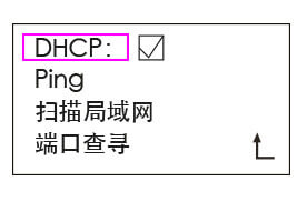 多功能网络测试仪 DHCP服务器